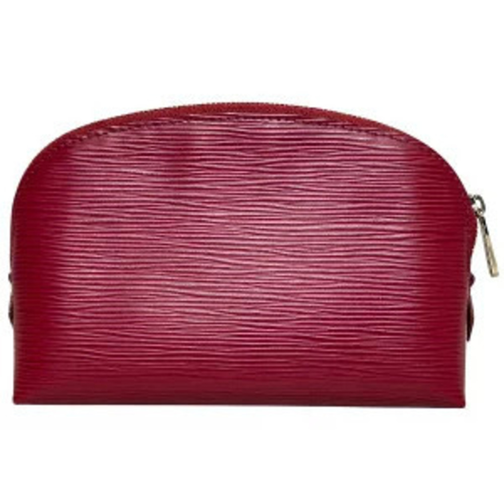 Louis Vuitton Pochette Clutch Epi Bag Cosmetic Pouch Black